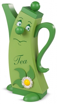 Müller Seiffen Räucherfigur, modern Teekanne